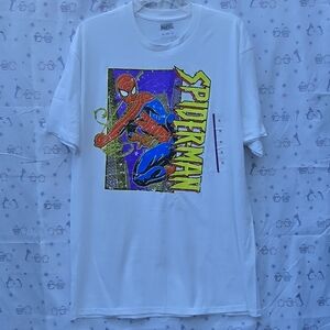 Marvel White Spider-Man Action Tee
